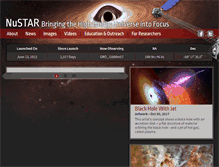 Tablet Screenshot of nustar.caltech.edu