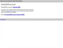 Tablet Screenshot of caltechcdstr.library.caltech.edu